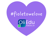 logo akcji #fioletowelove Fundacji OliEdu